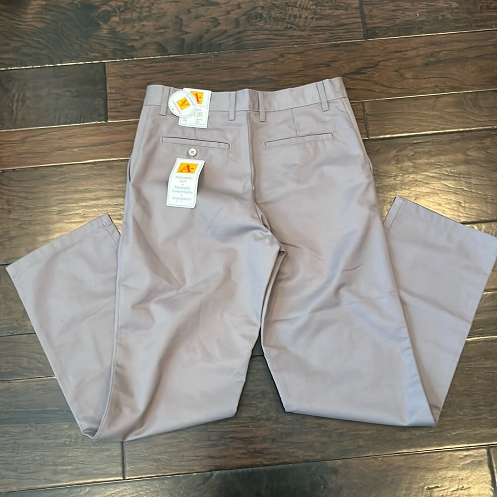 A+ Grey Uniform Twill Pants, Mens Medium, 29” waist